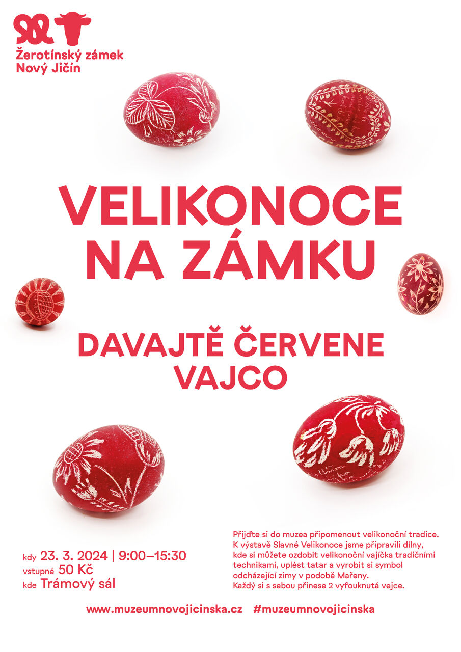 žerotín_velikonoce 2024 VELIKONOCE NA ZÁMKU - DAVAJTĚ ČERVENE VAJCO